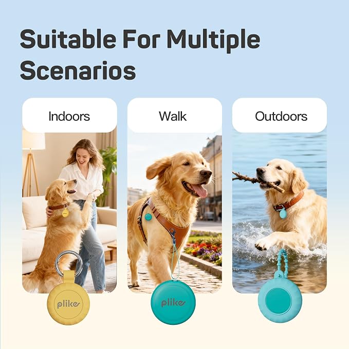 Plike Smart Pet Tracker​ for Apple Find My, Dog Tracker Tag - Image 8