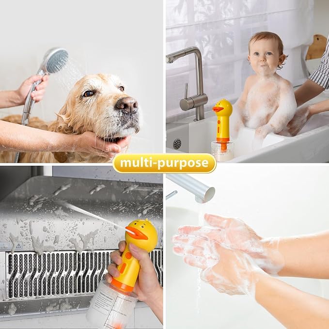 Electric Dog Shampoo Dispenser & Foam Sprayer – Automatic Dog Soap Dispenser - Image 7