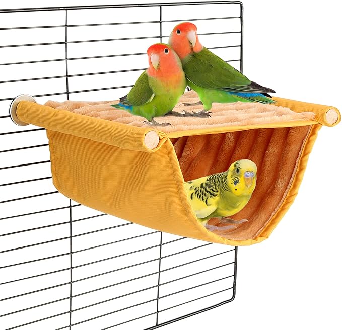 BWOGUE Winter Warm Bird Nest Bed Hanging Hammock Snuggle Hut Parrot House Tent by BWOGUEPetHome