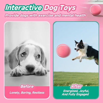 HETOO Large Dog Tennis Balls: 9.5 inch Pink Dog Toys- Giant Big Outdoor Dog - Image 7