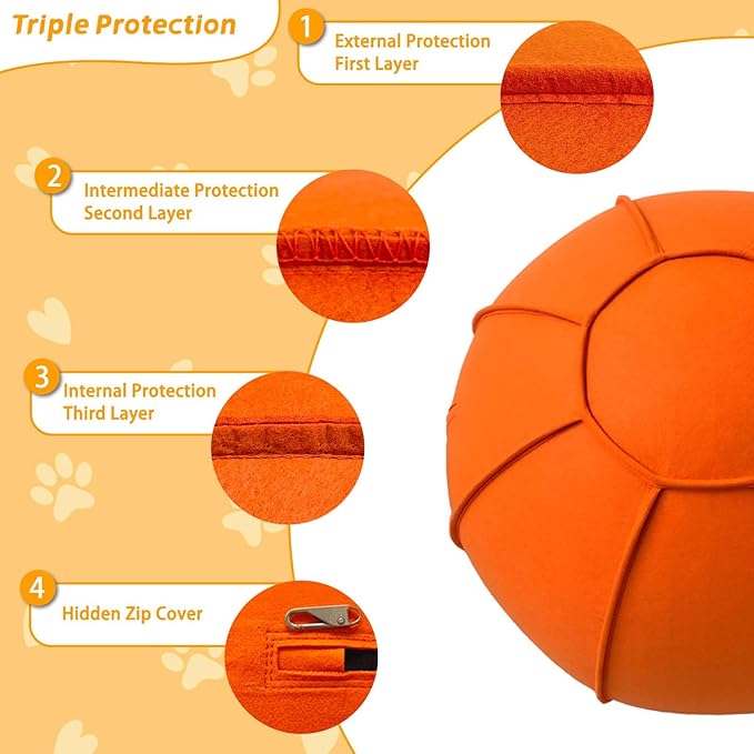 Herding Ball for Dogs, Dual Layered Herding Dog Ball Set for Australian Shepherd - Image 2
