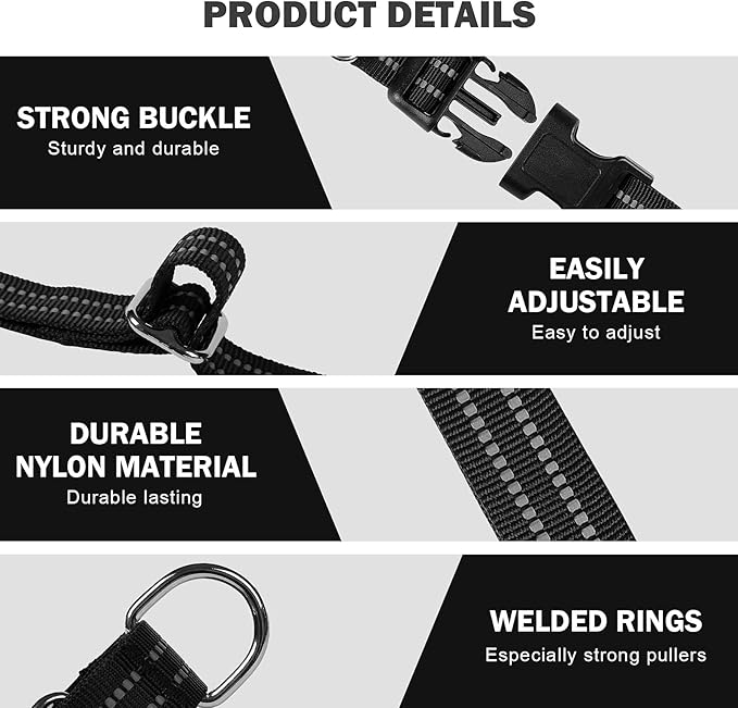 Hikiko Martingale Collar for Dogs Reflective Nylon Dog Collar - Image 3