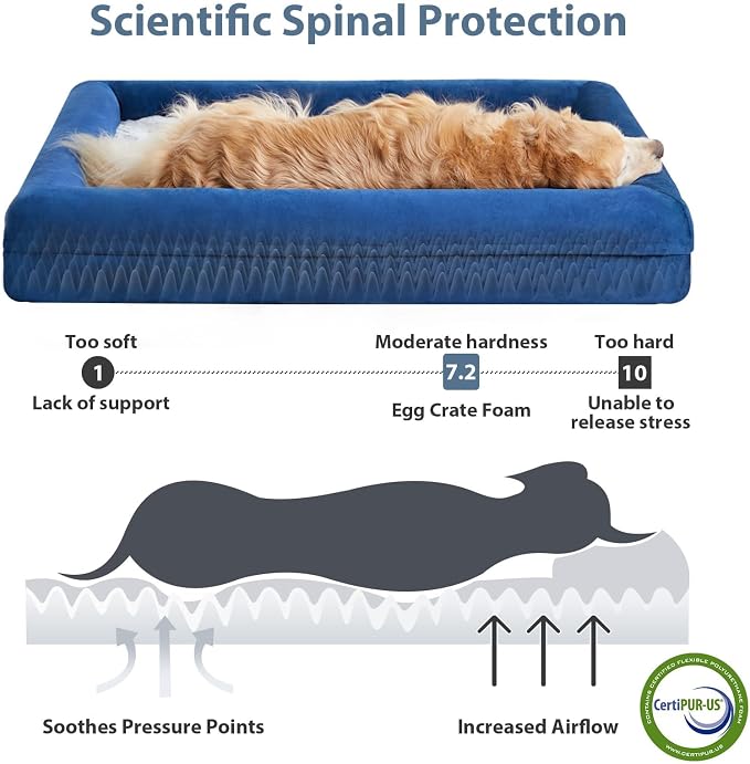 WNPETHOME XXXL Big Dog Bed, Washable Dog Couch - Image 3