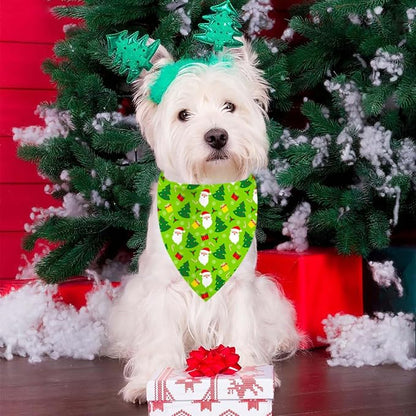 Holiday Dog Bandanas 4 Pack, Halloween Thanksgiving Christmas New Year - Image 3