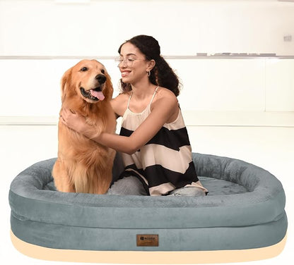 Orthopedic Waterproof Large Dog Bed: Memory Foam Washable Dog Bed - Image 7