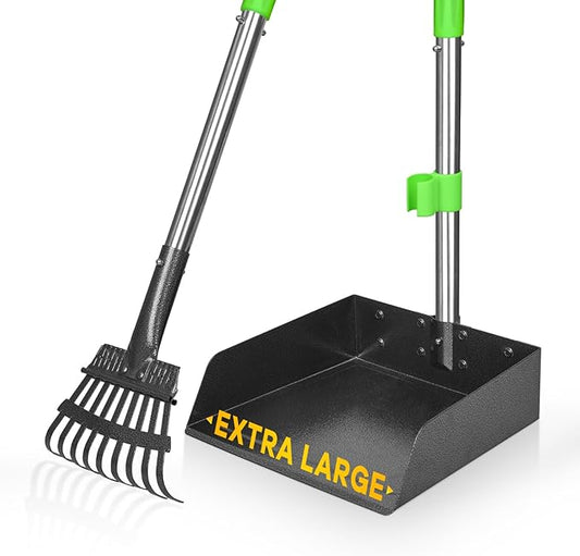 TOOGE Larger Pooper Scooper for Large Dogs, Dog Pooper Scooper for Large Medium by TOOGE