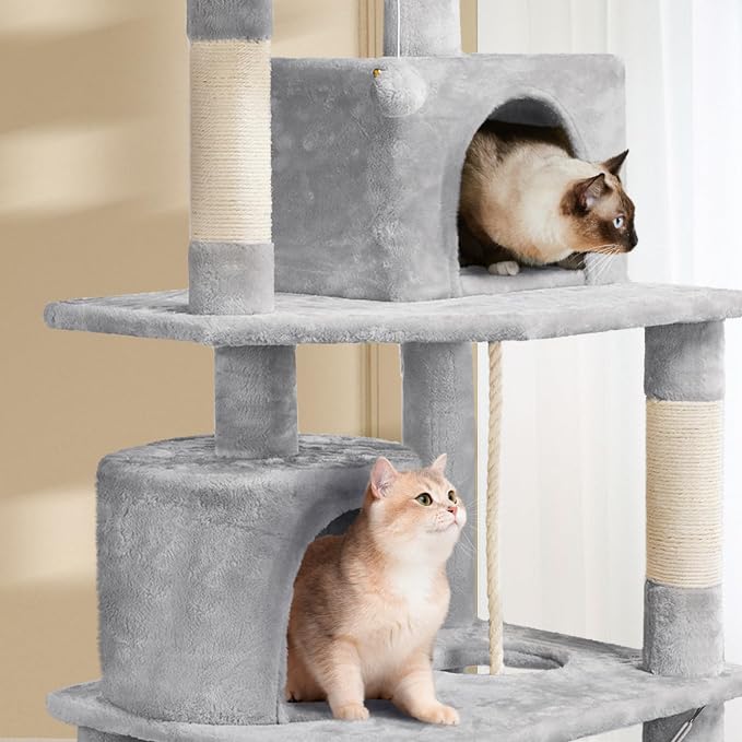 Topeakmart 62.2 inches Cat Tree - Image 4