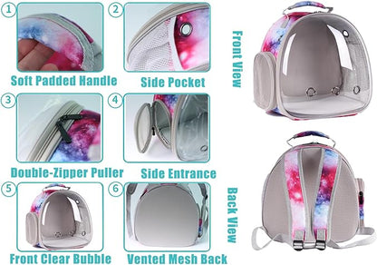 Bunny Carrier Backpack with Space Capsule Clear Bubble Window - Image 3