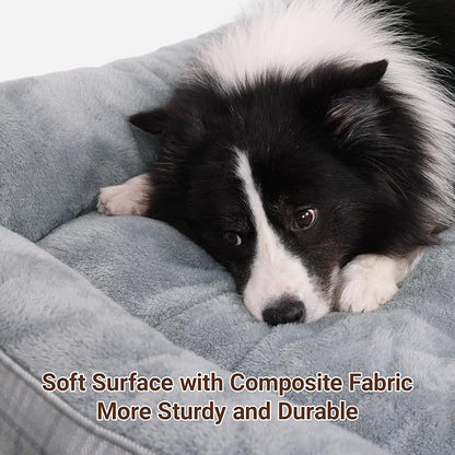 MIHIKK Rectangle Dog Beds for Extra Large Dogs & Cats, Orthopedic Sleeping Pet - Image 3