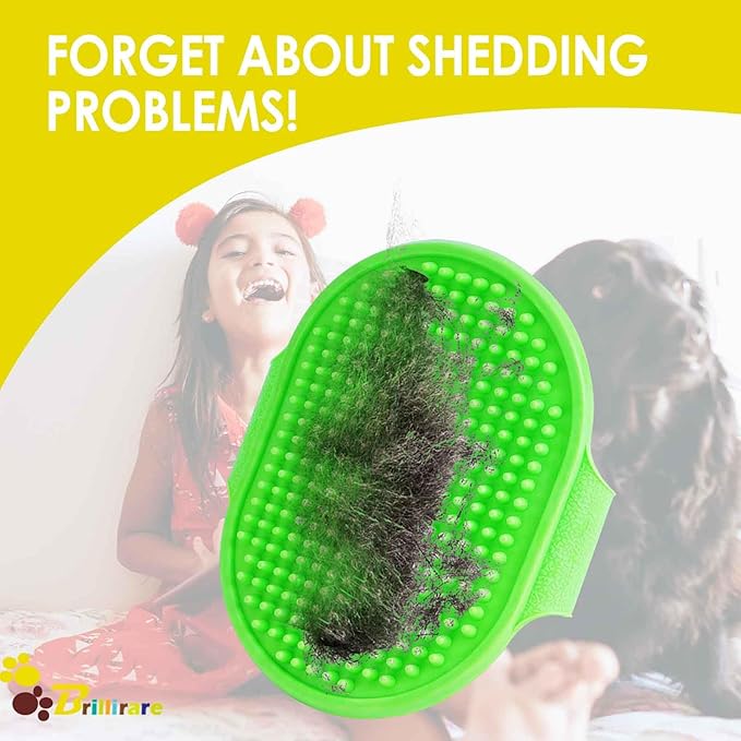 2 Pack Dog Grooming Brush, Premium Soft Silicone Pet Bath Brushes - Image 5
