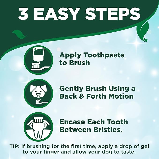 Vet's Best Dog Toothpaste & Toothbrush Kit - Image 5