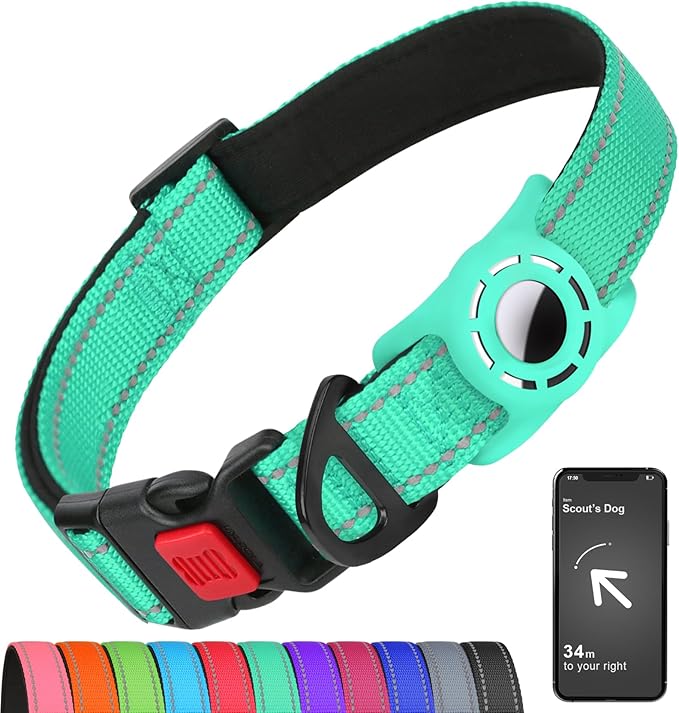 Airtag Dog Collar with AirTag Holder by Erbine