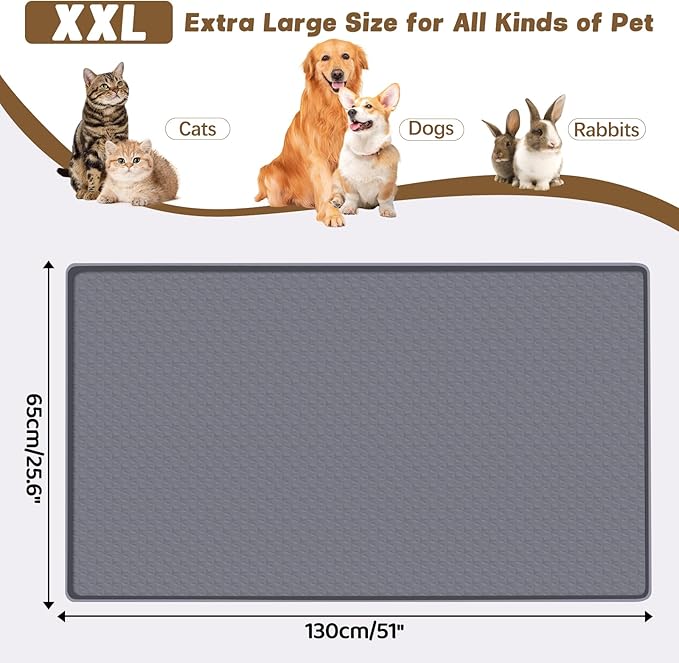 Cat Food Mat, Floor Protection - Image 2