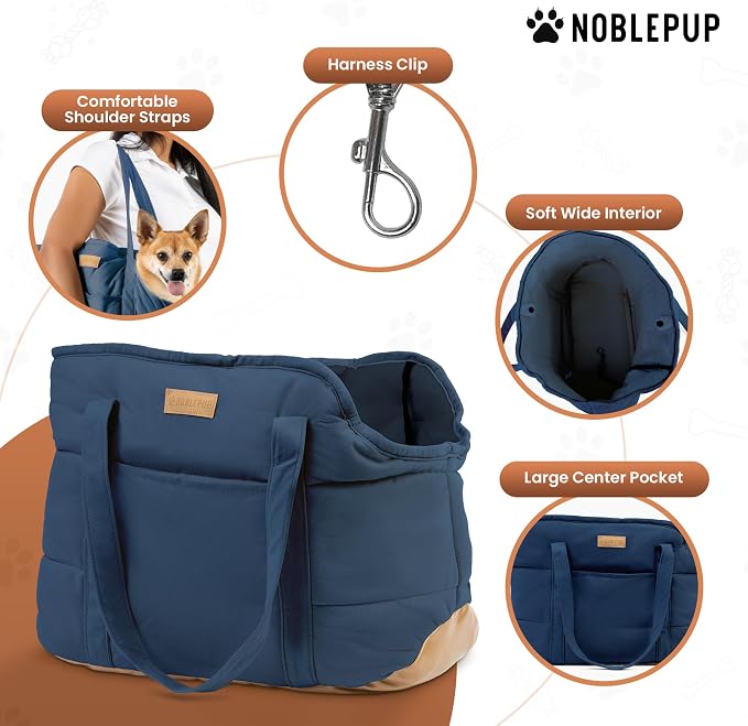 Plush Dog Purse Carrier for Small Dogs, Soft Dog Tote Bag - Image 8