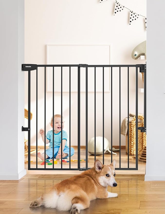 Babelio 34" Tall No Bottom Bar Baby/Dog Gate by BABELIO