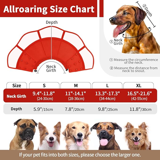 Allroaring Dog Cone Alternative, Soft Dog Cones - Image 2