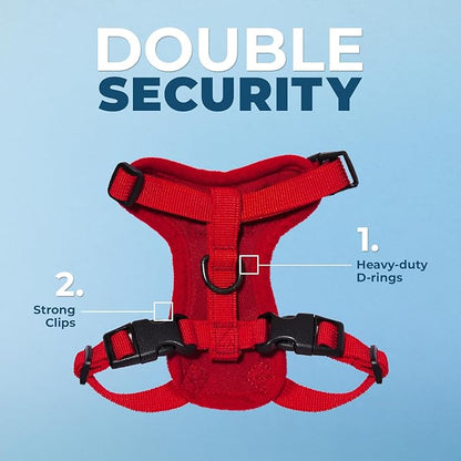 Voyager Escape-Proof Step-in Lock Cat Harness & 5ft Neoprene-Handle Leash Set - Image 2