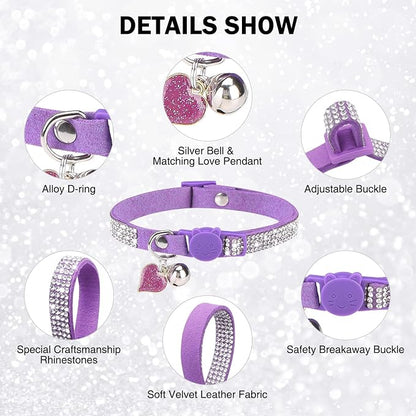 Rhinestone Cat Collar Breakaway - Image 2