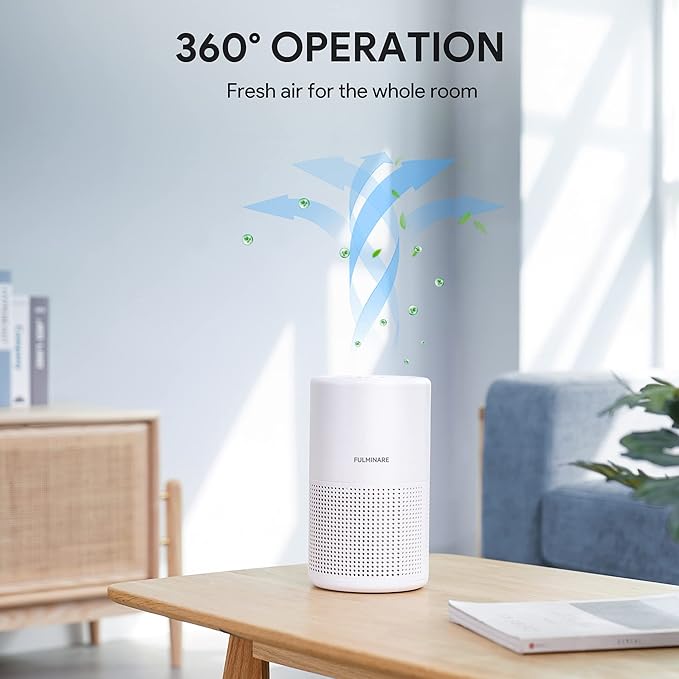 Air Purifiers for Bedroom, FULMINARE H13 True HEPA Air Filter, Quiet Air Cleaner - Image 4