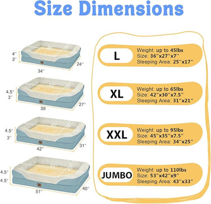 Washable Orthopedic Large Dog Bed - Image 7