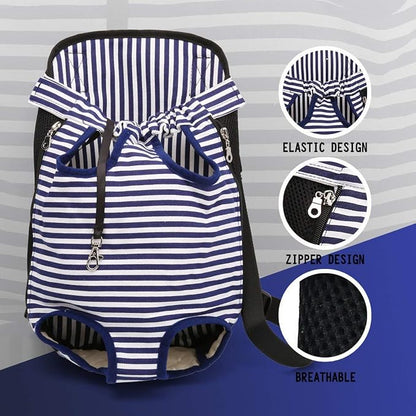 Dog Carrier Comfortable Legs Out Front Pet Carrier Backpack Cat Puppy Tote - Image 3