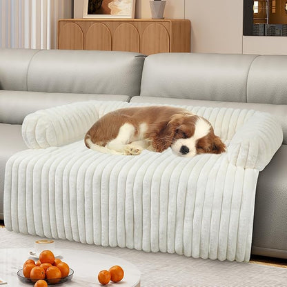 Wn's Day Luxurious Dog Couch Bed, Washable Calming Dog Couch Cover, Removable by Unknown