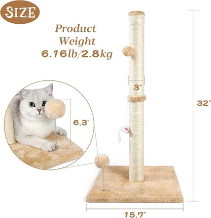 ANWA 32" Tall Cat Scratching Posts - Image 2