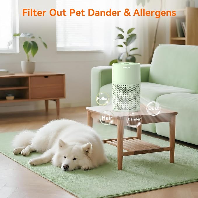 AIRROMI Pets Air Purifier for Home Allergies, - Image 4