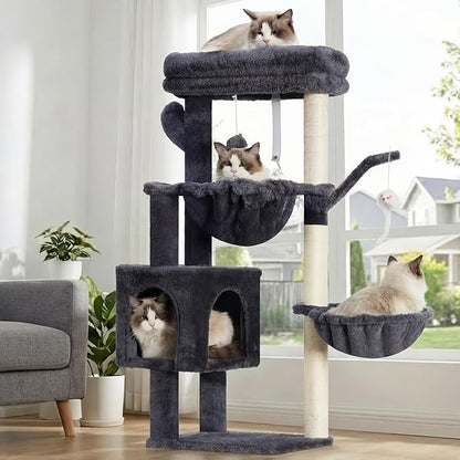Heybly Cat Tree, 39.4 Inches Tower Condo - Image 2