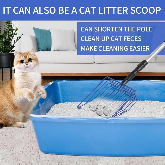 Jonkehai Chicken Poop Scooper 6inch Metal Chicken Litter Scoop Extendable Metal - Image 6