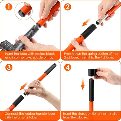Pooper Scooper, Detachable Long Handle Dog Pooper Scoopers - Image 6