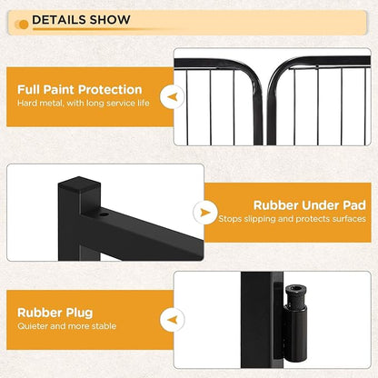BestPet Indoor Dog Playpen, 40inch 16 Panels Dog Pen Fence Outdoor Pet Playpen - Image 3