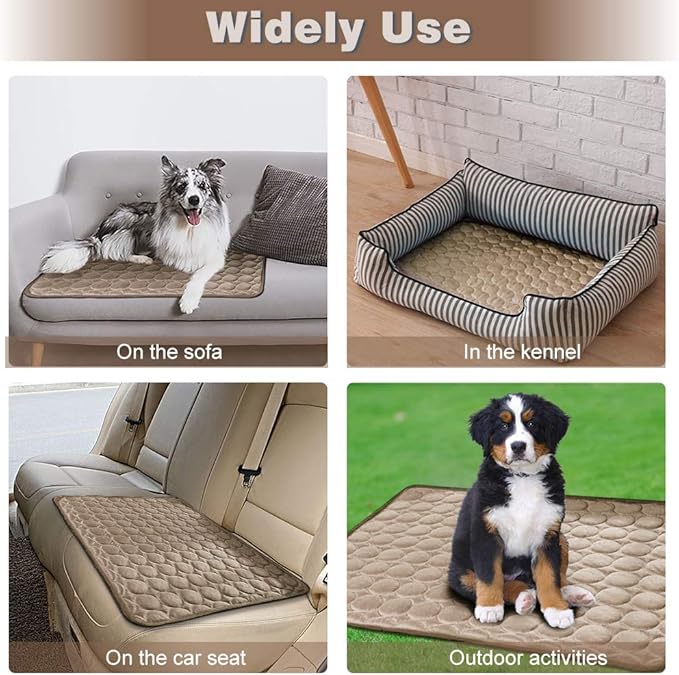 Washable Dog Cooling Mat Ice Silk Cooling Mat - Image 3