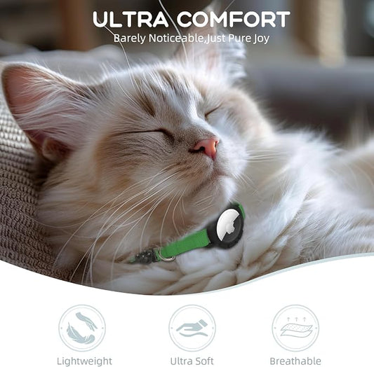 AirTag Cat Collars, Stretchy Collar - Image 2