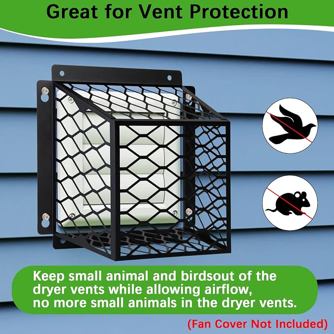 Dryer Vent Bird Guard, Dryer Vent Cover Bird Guard Cage - Image 3