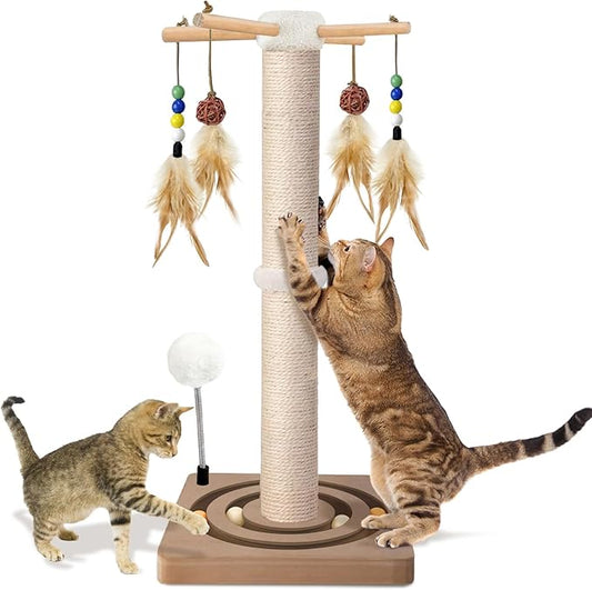 Cat Scratching Post, Interactive Furniture Toys by Awarmhome