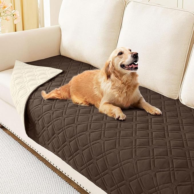 hyha Waterproof Dog Bed Blanket, Soft Pet Blankets, Waterproof Couch Cover by hyha