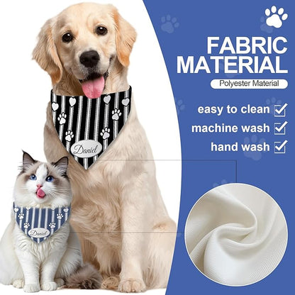 Personalized Dog Bandana Custom Name & Design, Premium Custom Dog Bandana - Image 5