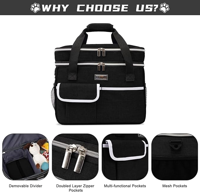 BAGLHER Dog Travel Bag for Supplies - Image 4