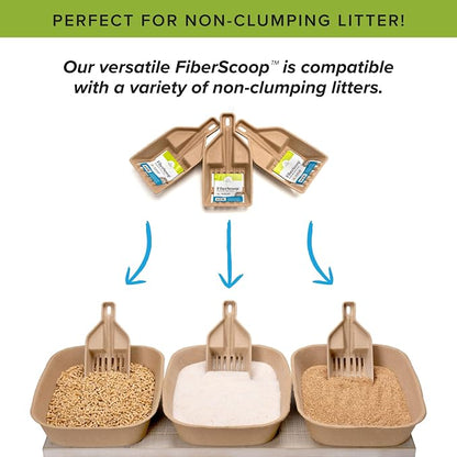 Kitty Sift FiberScoop Disposable Litter Scoop, Plastic-Free & Sustainable - Image 6