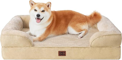 EHEYCIGA Orthopedic Dog Beds for Large Dogs, Waterproof Memory Foam Large Dog by EHEYCIGA