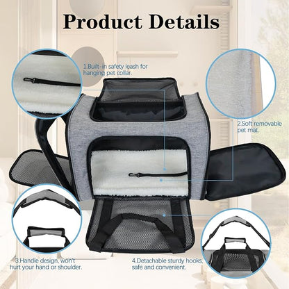 Top tasta Dog Cat Carrier Pet Carriers - Image 7