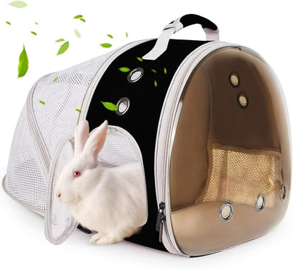 Back Expandable Backpack for Small Animals, Portable Travel Bag Breathable Pet by LightUpYourPetsLife