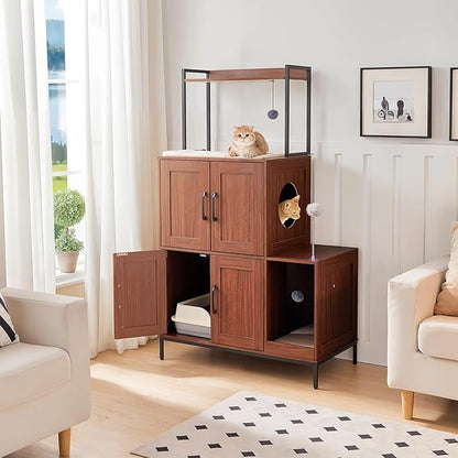 HOOBRO Litter Box Enclosure, Litter Box Furniture - Image 3