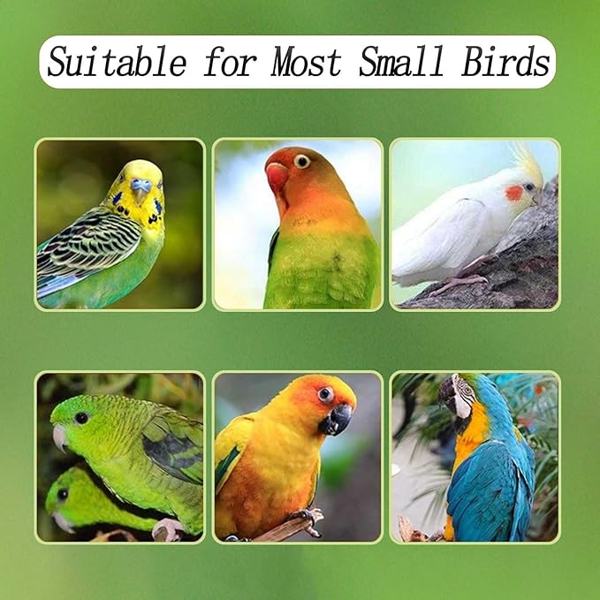 No Mess Bird Feeder for Cage, Automatic Acrylic Bird Feeder Seed Catcher Tray - Image 4