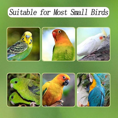 No Mess Bird Feeder for Cage, Automatic Acrylic Bird Feeder Seed Catcher Tray - Image 4