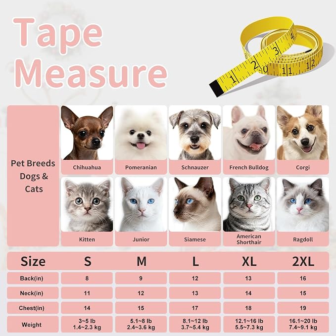 Waffle Knit Cat & Dog T Shirt for Small Dogs, Stretchable Puppy Shirt for - Image 6