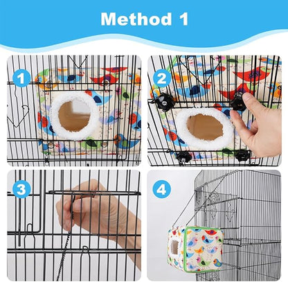 Cotton Bird Bed & Hammock for Cage - Image 3