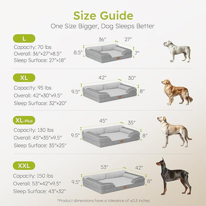 Extra Large Dog Bed, Orthopedic Dog Bed - Image 7