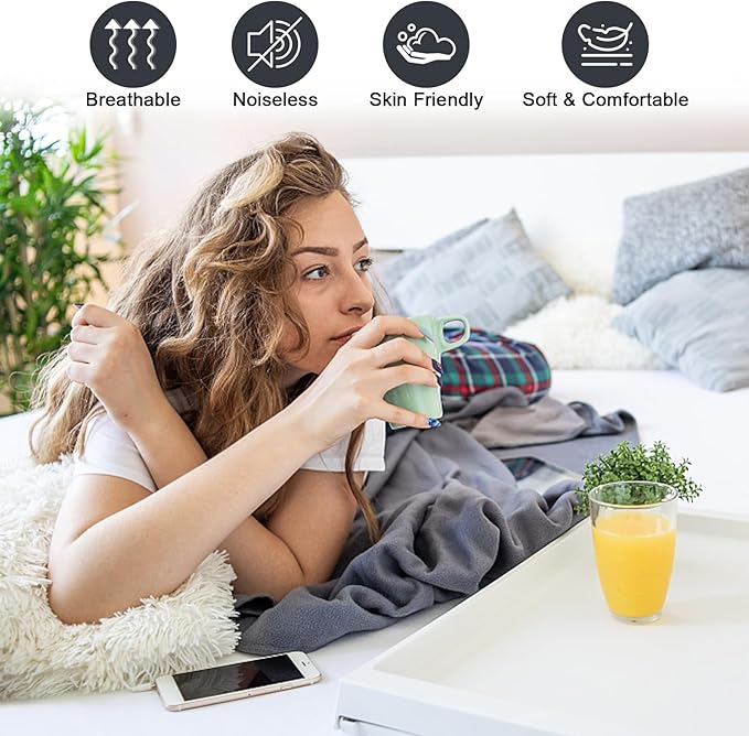 Waterproof Mattress Protector King, Fitted Sheet Style Breathable Mattress Cover - Image 2